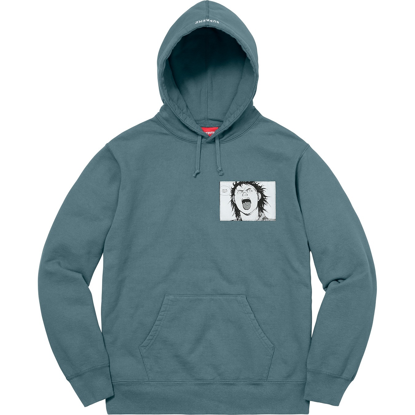AKIRA/Supreme Patches Hooded Sweatshirt view 2